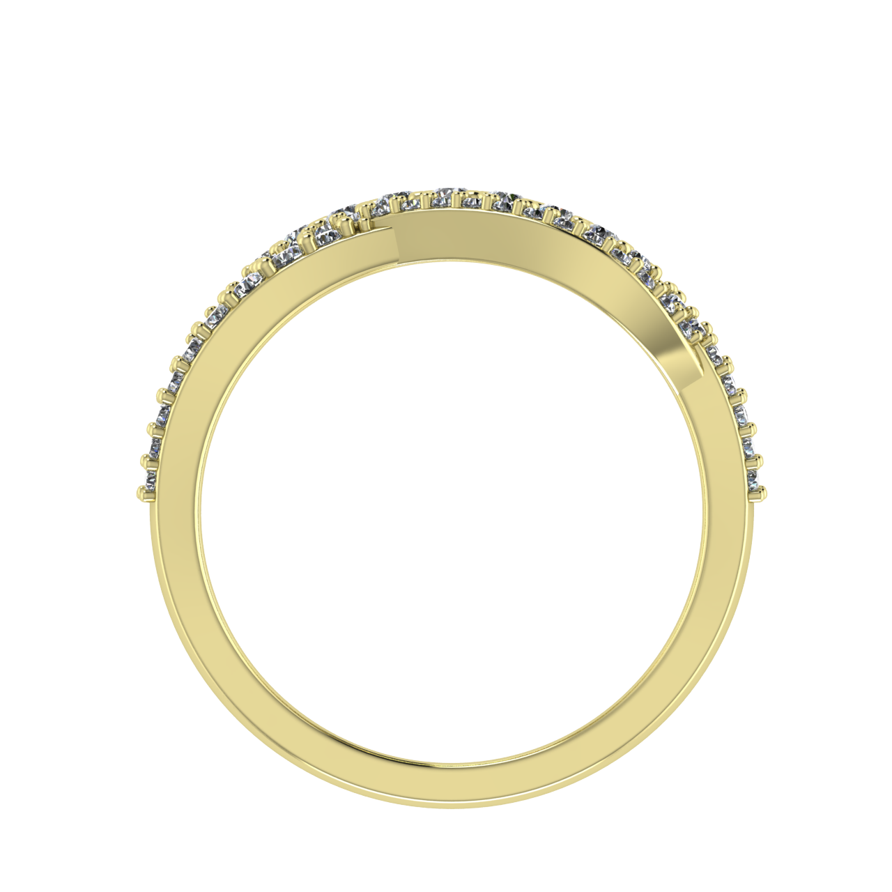 FASHION DIAMONDS  TWISTING  RINGS & BANDS